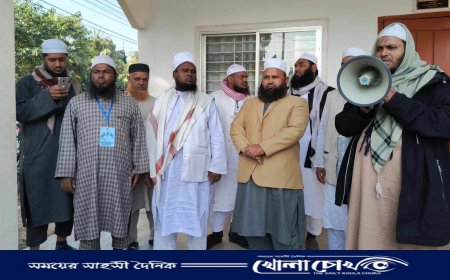 ফরিদপুর-৪ আসনে বাংলাদেশ খেলাফত মজলিসের বিজয় র‍্যালি