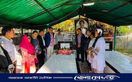 ডা: স্টিফেন চৌধুরীর ৯ম মৃত্যুবার্ষিকীতে চন্দ্রঘোনা খ্রীস্টিয়ান হাসপাতালের শ্রদ্ধা