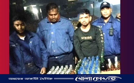 মদ গাঁজা ফেনসিডিল সহ মাদকের চালান আটক