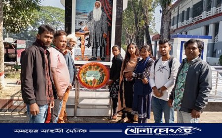 অম্বিকা চরণ মজুমদারের মৃত্যুবার্ষিকীতে বিজ্ঞান মঞ্চের শ্রদ্ধা নিবেদন অনুষ্ঠিত 