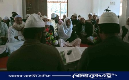 সদরপুরে রাবেয়া বসরিয়া মহিলা মাদরাসার খতমে বুখারী সম্পন্ন