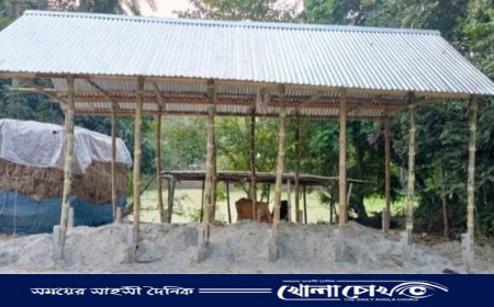 আলফাডাঙ্গায় আদালতের নিষেধাজ্ঞা অমান্য করে ঘর নির্মাণ