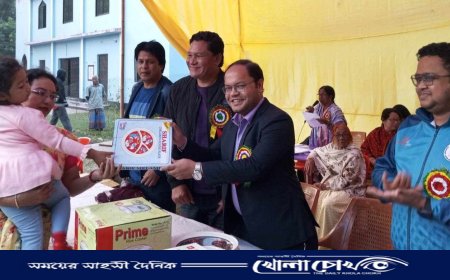 চন্দ্রঘোনা ব্যাপ্টিস্ট চার্চে আয়োজনে উচ্ছ্বাস-আনন্দে অনুষ্ঠিত হলো বার্ষিক ক্রীড়া প্রতিযোগিতা