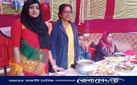 মাগুরার শালিখায় নবান্ন উৎসবে বাহারি পিঠার আয়োজন 