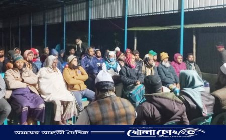 মামুনুল হকের আগমন উপলক্ষে সালথায় যুব মজলিসের প্রস্তুতিমুলক সভা 