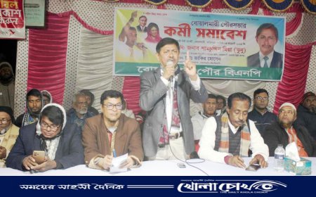 জনগনের সেবায় জীবনকে উৎসর্গ করতে চাই--বোয়ালমারী পৌর বিএনপি কর্মী সম্মলনে শামসুদ্দিন মিয়া ঝুনু