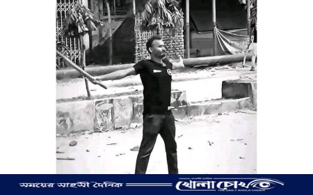 নতুন পাঠ্যপুস্তকে আবু সাঈদ হত্যার তারিখ ভুল: বেরোবিতে শিক্ষার্থীদের মানববন্ধন