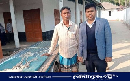 নবীনগরে অগ্নিকাণ্ডে ক্ষতিগ্রস্ত খামারিকে ইউএনওর সহায়তা
