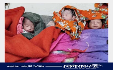ব্রাহ্মণবাড়িয়ায় এক সাথে ৩ সন্তানের জন্ম দিলেন গৃহবধূ