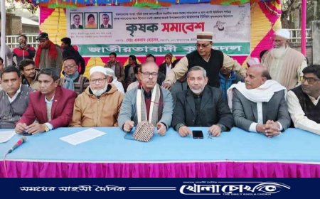 আত্রাইয়ে কৃষক দলের উদ্যোগে কৃষক সমাবেশ অনুষ্ঠিত 