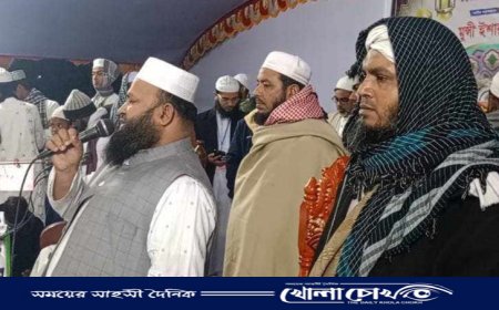 রিক্সা প্রতীকের পক্ষে সমর্থন চাইলেন ফরিদপুর-৪ আসনের প্রার্থী মাওলানা মিজান মোল্লা
