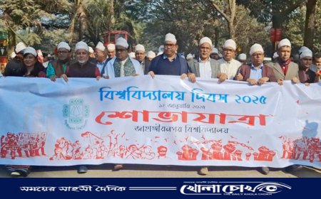 উৎসব মুখর পরিবেশে পালিত হলো  জাহাঙ্গীরনগর বিশ্ববিদ্যালয়ের ৫৪ তম দিবস 