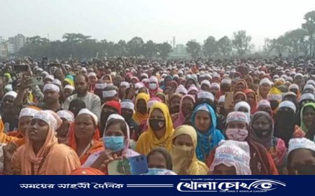 আগামী শনিবাররের মধ্যে বেক্সিমকোর কারখানা খুলে না দিলে পরবর্তী কর্মসূচীতে যাবে শ্রমিকরা 