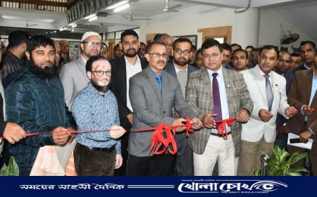 বেরোবি কেন্দ্রীয় লাইব্রেরিতে শহীদ আবু সাঈদ কর্ণার উদ্বোধন