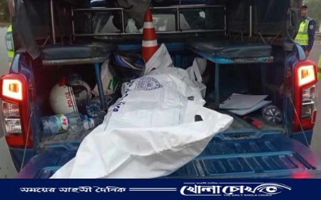 ভাঙ্গায় বাস চাঁপায় মোটরসাইকেল আরোহী নিহত