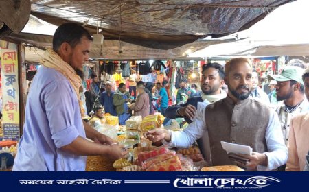 নগরকান্দায় গণ-অধিকার পরিষদের লিফলেট বিতরণ