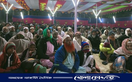 মহিলা মাদরাসার বার্ষিক ওয়াজ মাহফিল সম্পন্ন