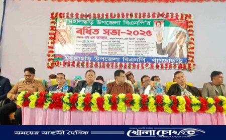 মহালছড়ি উপজেলা বিএনপির বর্ধিত সভা-২০২৫ অনুষ্ঠিত 