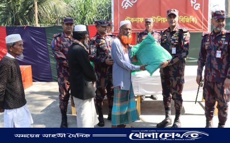 টেকনাফে ৪৪০ জন শীতার্তদের মাঝে শীত বস্ত্র বিতরণ