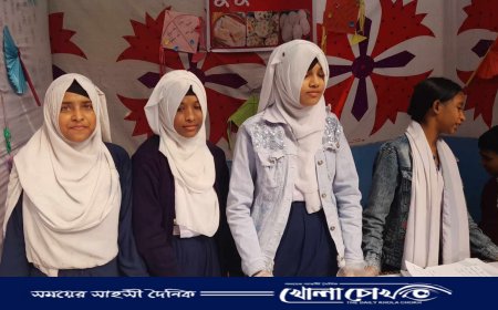 আশুলিয়ায় অক্সফোর্ড কিন্ডারগার্টেন এন্ড হাই স্কুলের পিঠা উৎসব