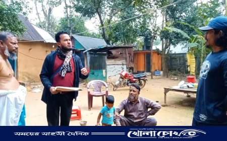 বিজয়নগরে বাড়ি বাড়ি গিয়ে ভোটার হালনাগাদ তথ্য সংগ্রহ চলছে