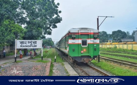 রেলওয়ের রানিং স্টাফদের কর্মবিরতিতে রংপুর স্টেশনে ট্রেন চলাচল বন্ধ