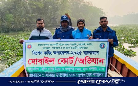 নাজিরপুরে ২ লক্ষ টাকার অবৈধ জাল উদ্ধার