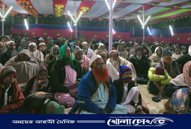 মহিলা মাদরাসার বার্ষিক ওয়াজ মাহফিল সম্পন্ন