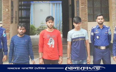 সালথায় স্থানীয়দের সহযোগিতায় অটো ছিনতাইকারী চক্রের তিন সদস্য আটক 