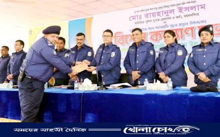 জেলার শ্রেষ্ঠ ওসি নির্বাচিত হলেন নান্দাইলের ওসি ফরিদ আহম্মেদ 