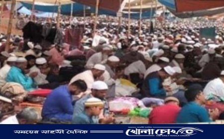 আখেরি মোনাজাতের মাধ্যমে শেষ হলো  মাওলানা জুবায়ে অনুসারীদের বিশ্ব ইজতেমা ২০২৫