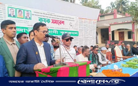 মহম্মদপুরে কৃষকদলের সমাবেশ অনুষ্ঠিত 