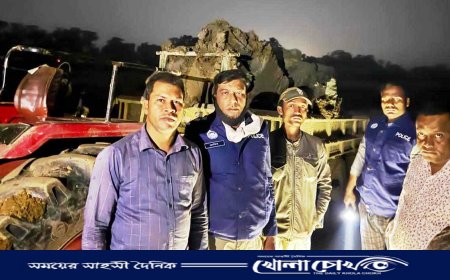 আখাউড়ায় কৃষি জমি থেকে মাটি কেটে ইট ভাটায়, ১ জনকে জরিমানা