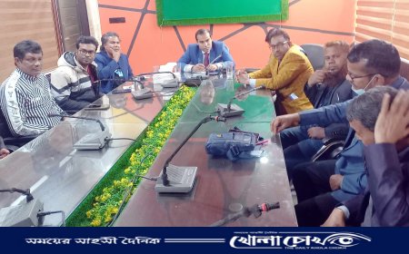 রাণীনগরে সাংবাদিকদের সাথে উপজেলা নির্বাহী কর্মকর্তার মতবিনিময়