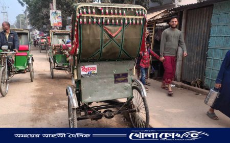 ব্রাহ্মণবাড়িয়ায় রিকশা ভাড়া নিয়ন্ত্রণহীন,পৌরকর্তৃপক্ষ উদাসীন 