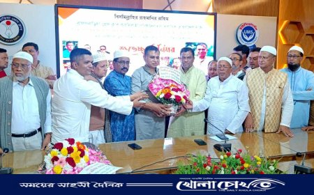 ব্রাহ্মণবাড়িয়া প্রেসক্লাবের নবনির্বাচিত নেতৃবৃন্দকে জেলা বিএনপি নেতৃবৃন্দের ফুলেল শুভেচ্ছা