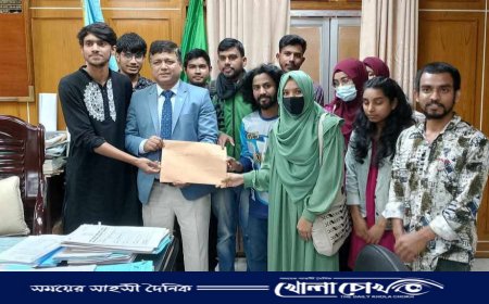 বেরোবির নাম বেগম রোকেয়া বিশ্ববিদ্যালয় রাখার পক্ষে শিক্ষার্থীদের স্মারকলিপি