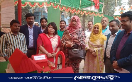 নান্দাইলে তিন দিন ব্যাপী ক্লাইমেট স্মার্ট  কৃষি প্রযুক্তি মেলার উদ্বোধন।।