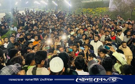 কুয়েটে হামলার প্রতিবাদে ইবিতে বিক্ষোভ সমাবেশ 