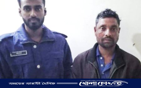 আগৈলঝাড়ায় নুর ইসলাম নামে এক মাদক ব্যবসায়ী গ্রেপ্তার