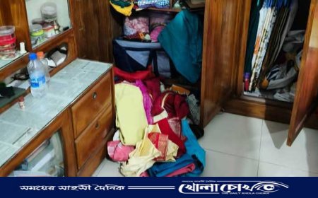 আলফাডাঙ্গা থানার  সন্নিকটে দিনদুপুরে তিন ফ্ল্যাটে চুরি