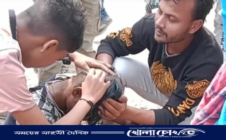 রাণীনগরে মারপিট ও মাথা ন্যাড়া করে নির্যাতনের অভিযোগ 