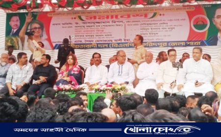 ফরিদপুর জেলা বিএনপির উদ্যোগে সমাবেশ অনুষ্ঠিত 