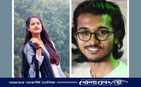 ইবি থিয়েটারের সভাপতি লাকী সম্পাদক ফারাবী