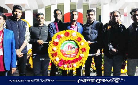 খোকসায় ২১শে ফেব্রুয়ারি মহান শহীদ দিবস ও আন্তর্জাতিক মাতৃভাষা দিবস পালিত