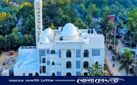 লামা মডেল মসজিদ উদ্বোধন করতে আসছেন ধর্ম বিষয়ক উপদেষ্টা আ ফ ম খালিদ হোসেন