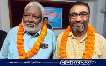 নওগাঁ প্রেসক্লাবের সভাপতি রায়হান আলম ও সাধারণ সম্পাদক বেলায়েত হোসেন নির্বাচিত