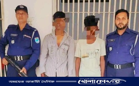 সাভারে অবৈধ দেশীয় অস্ত্র উদ্ধার সহ ২ জন আসামী গ্রেফতার