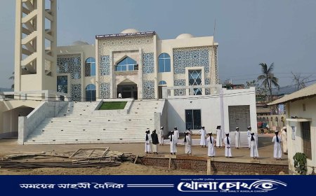 লামায় মডেল মসজিদ উদ্বোধন