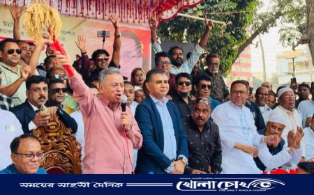 নির্বাচন হচ্ছে গণতন্ত্রের বাহক, নির্বাচনের মাধ্যমে জনগণের সরকার প্রতিষ্ঠিত হতে হবে-ব্রাহ্মণবাড়িয়ায় আমির খসরু মাহমুদ 